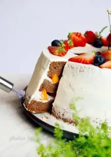 Make Flower cake step 15