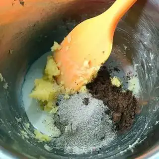Make Coffee bean cookies step 2
