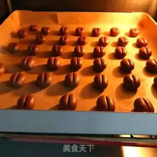 Make Coffee bean cookies step 11