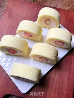 Make Strawberry cream rolls step 27