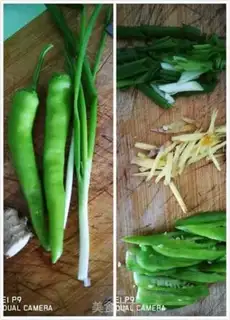 Make Pepper papaya step 1