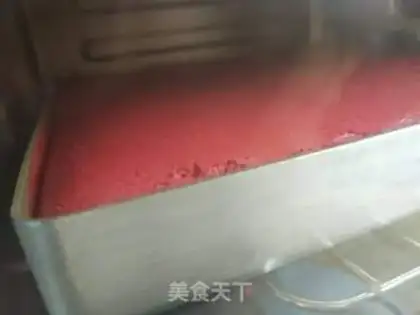 Make Red velvet cake rolls step 20