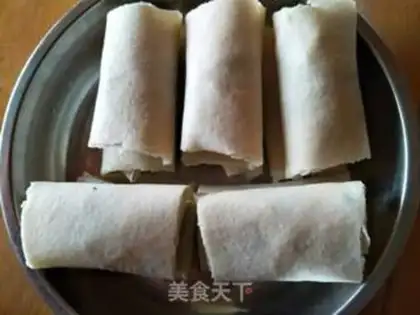 Make Porridge pork rolls step 6