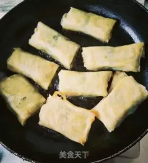 Make Porridge pork rolls step 7