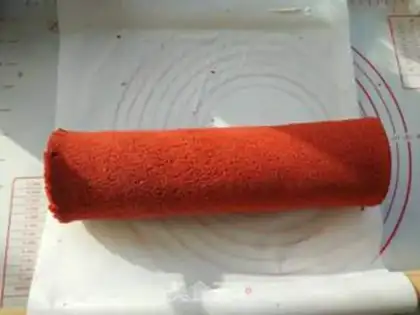 Make Red velvet cake rolls step 25