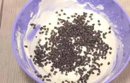 Make Homemade milk chocolate ice cream step 2