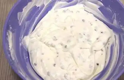 Make Homemade milk chocolate ice cream step 3
