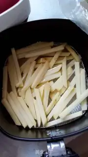 Make Fries with less oil step 3