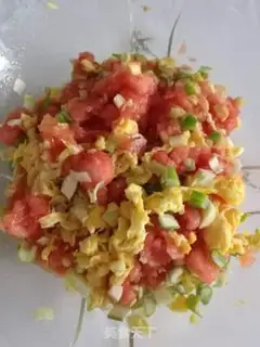 Make Tomato egg dumplings step 5