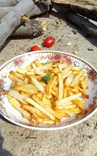 Make Fries with less oil step 6