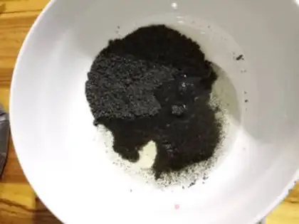 Make Black sesame ball step 2
