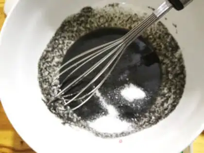 Make Black sesame ball step 3