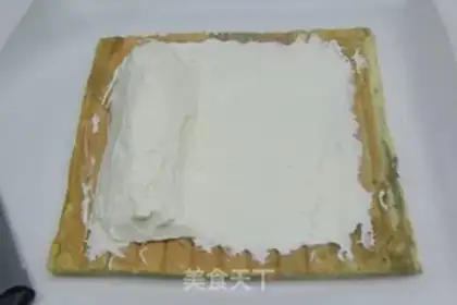 Make Double-colour tea cake rolls step 11