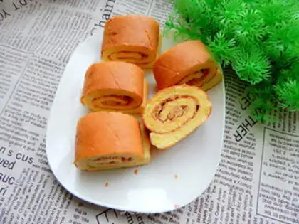 Make Meat pine rolls step 19