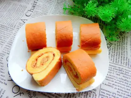 Make Meat pine rolls step 20