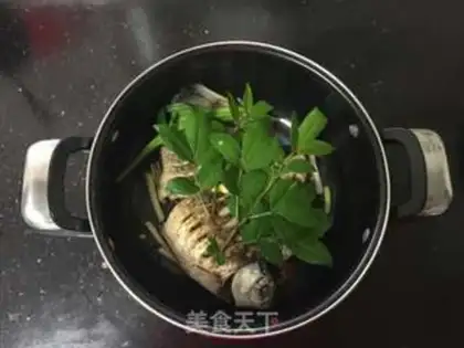 Make Pippai-leaf soup step 7