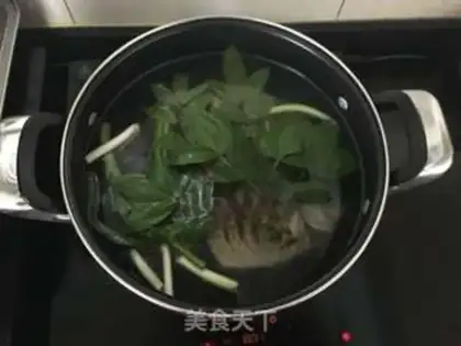 Make Pippai-leaf soup step 8