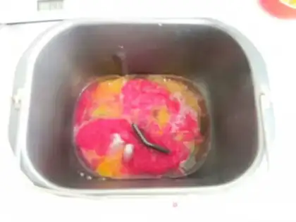 Make Flamingo bread step 3