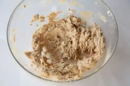Make Chocolate bean soft cookies step 2
