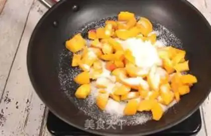 Make Apricot milk cup step 6