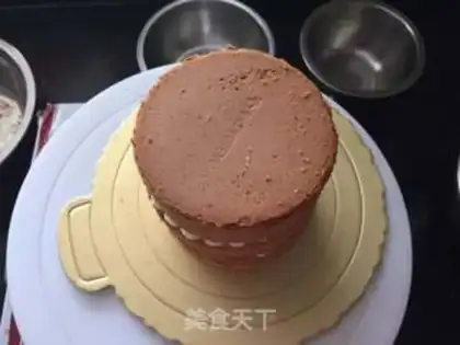 Make Fruit cream cake step 12