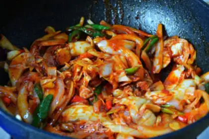 Make Spicy cabbage step 5