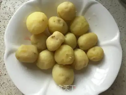 Make Porridge salt, potatoes step 2