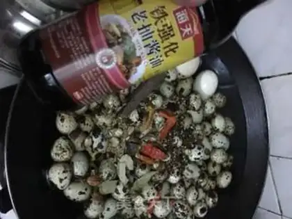 Make Five quail eggs step 2