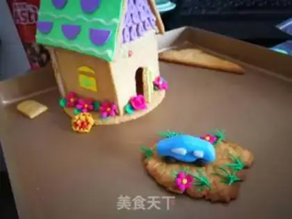 Make Go through the candy cookie house step 14