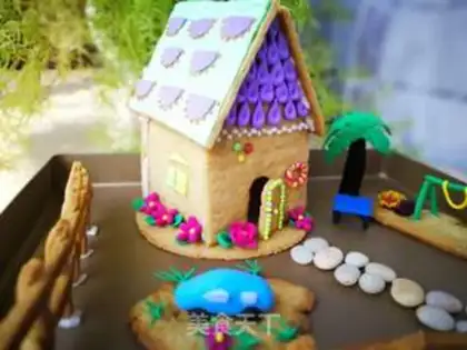 Make Go through the candy cookie house step 17