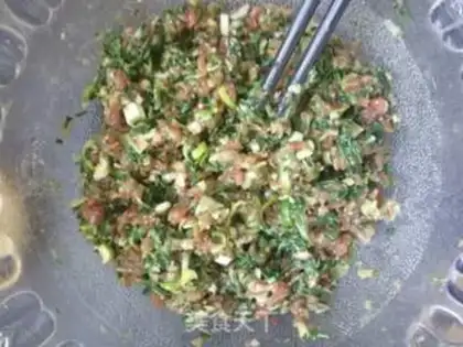 Make Pork dumplings step 3