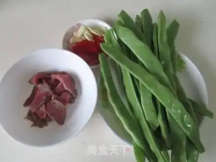 Make Beef fried beans step 0