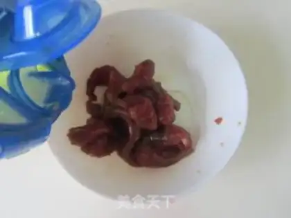 Make Beef fried beans step 2