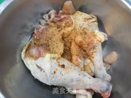 Make Sand tea, roasted chicken legs step 4