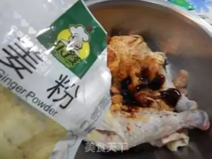 Make Sand tea, roasted chicken legs step 5