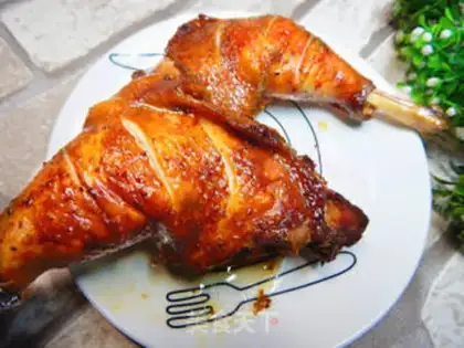 Make Sand tea, roasted chicken legs step 12