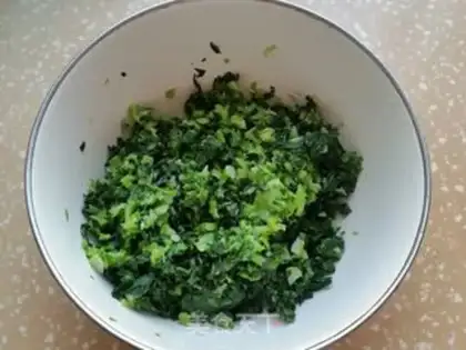 Make Green tofu buns step 4