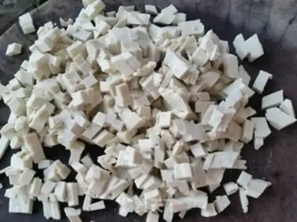 Make Green tofu buns step 5