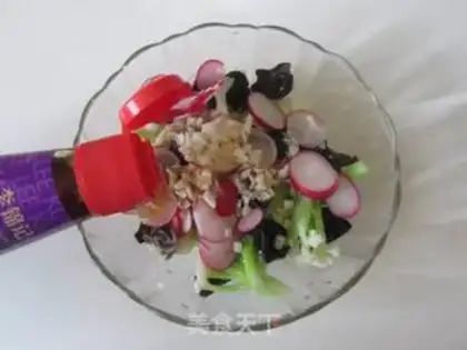 Make Wood, cherry radish gravy step 5