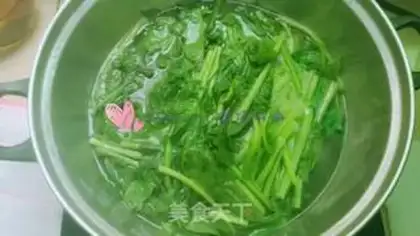 Make Spinach juice step 1