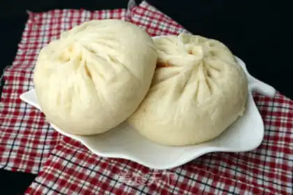 Make Green tofu buns step 11
