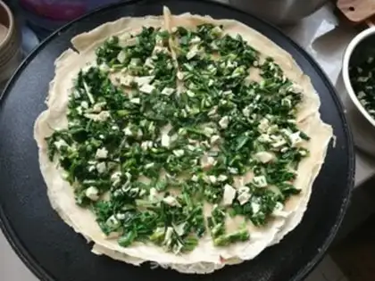 Make The tofu pancakes step 6