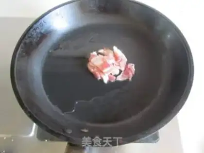 Make Spinach fried meat step 3