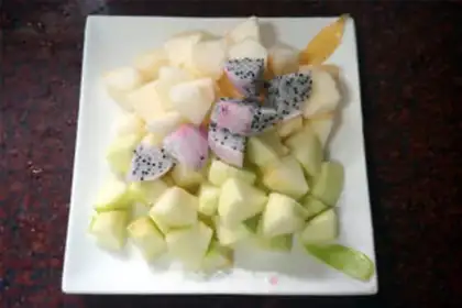 Make Pear double juice step 1