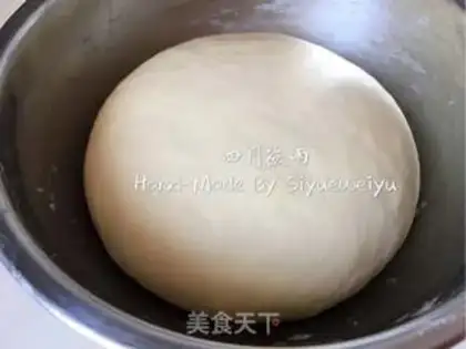 Make Red sugar sesame pancakes step 5