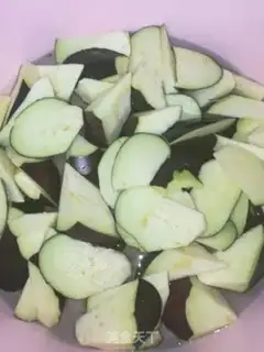 Make Fish, pork and eggplant step 1