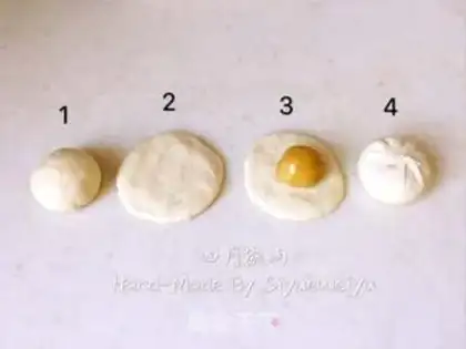 Make Red sugar sesame pancakes step 7