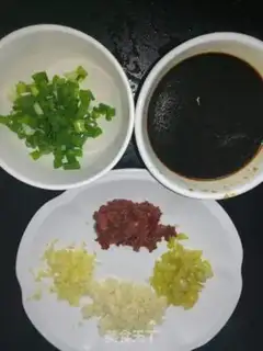 Make Fish, pork and eggplant step 3