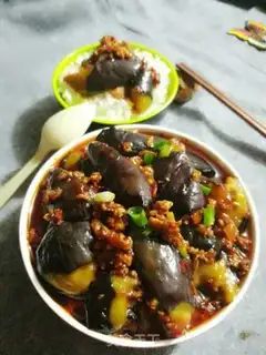 Make Fish, pork and eggplant step 13