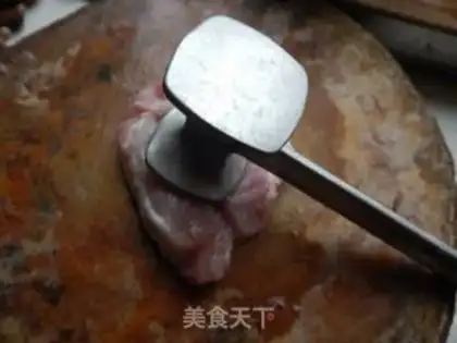 Make A fried chicken steak step 1